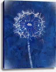 Постер Dandelion on blue