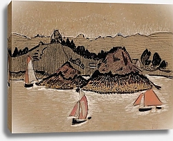 Постер Серюзье Поль Trois bateaux sur le Trieux