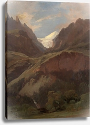 Постер Калам Александр View of the Wetterhorn and the Reichenbach from Meiringen