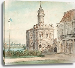 Постер Коссак Юлиуш Castle and palace in Radziejowice