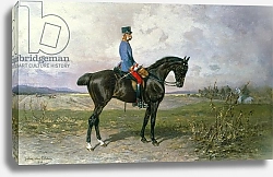 Постер Блаас Юлиус Emperor Franz Joseph I on his Austrian horse, 1898