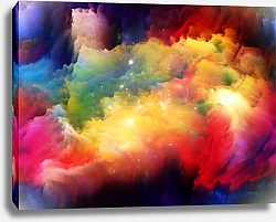 Постер Разноцветные облака