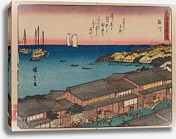 Постер Утагава Хирошиге (яп) Tokaido gojusantsugi, Pl.02
