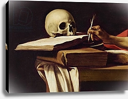 Постер Караваджо (Caravaggio) St. Jerome Writing, c.1604