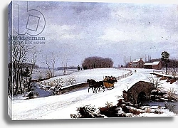 Постер Бирх Томас Sleigh in Winter, 1832