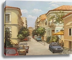 Постер Улица в Афинах, Греция