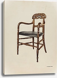 Постер Хастингс Флоренс Handcarved Chair