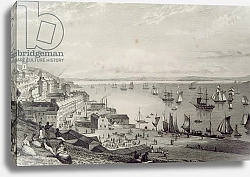 Постер Бартлет Уильям (последователи, грав) View of Cobh Harbour, looking towards Rostellan, County Cork, Ireland 1860s