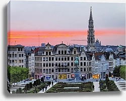 Постер Бельгия. Брюссель. Площадь Гранд Плас