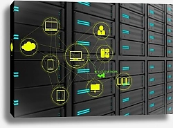 Постер a Cloud Computing diagram