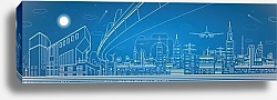 Постер Городская панорама