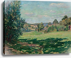 Постер Гийомен Арман Деревня на склоне холма, Долина Шеврез