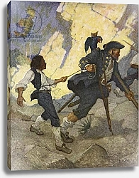 Постер Уайет Ньюэлл For all the world, I was led like a dancing bear, an illustration from 'Treasure Island' by Robert Louis Stevenson, pub. by Charles Scribner's Sons, 1911