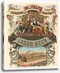 Постер Ульфферс Мориц Jos. Schlitz brewing company, Milwaukee lager beer