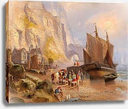 Постер Бамбергер Фритц Fishermen on the Beach
