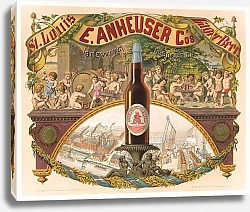 Постер Ульфферс Мориц E. Anheuser Co's Brewing Association, St. Louis lager beer
