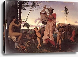 Постер Anacreon, bacchus et lamour
