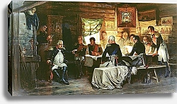 Постер Кившенко Алексей Council of War in Fili in 1812, 1882