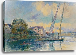 Постер Лебур Альбер Les Bords Du Lac De Gèneve, À Saint-Gingolph