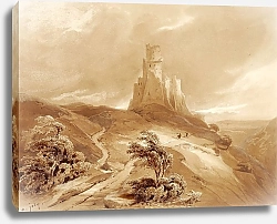 Постер Жоли Алексис-Виктор Ruins of a Château de Tournoel