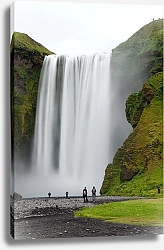 Постер Водопад  Скогафосс. Исландия 2