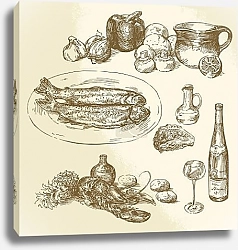 Постер Пищевая коллекция №19