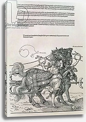 Постер Дюрер Альбрехт Triumphal Chariot of Emperor Maximilian I of Germany: detail