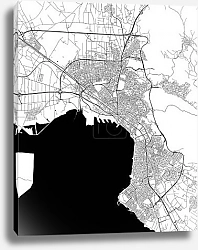 Постер План города Салоники, Греция