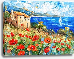 Постер Fields of happiness surrounding home