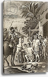 Постер Школа: Испанская 19в. The Spanish conquest of Chile by Alonso de Ercilla, from 'La Araucana', published Barcelona, 1827