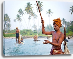 Постер Рыбаки на Шри-Ланке