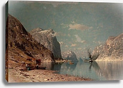 Постер Норманн Адельстин Пейзаж с фьордами