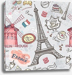 Постер Символы Парижа 3