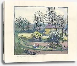 Постер Ласке Оскар Hausgarten in Ober St. Veit