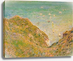 Постер Моне Клод (Claude Monet) На утесе в Пурвиле, Ясная погода