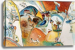 Постер Кандинский Василий Ladies in a Landscape, 1918