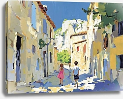 Постер Youth of the old city streets