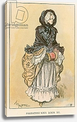 Постер Робида Альберт Parisienne Sous Louis XV
