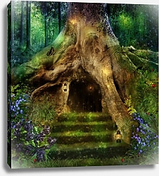 Постер Домик в дереве