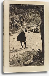 Постер Тиссо Джеймс Le croquet