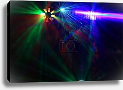 Постер DJ на вертушках