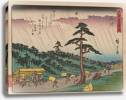 Постер Утагава Хирошиге (яп) Tokaido gojusantsugi, Pl.34