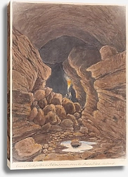 Постер Смит Чарльз Гамильтон Cave of Surtshellir or Robber's Cavern, Iceland