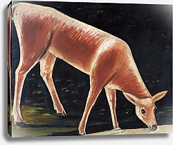 Постер Пиросмани Нико Косуля пьет из ручья