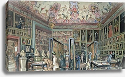 Постер Гоэбль Карл The Genealogy Room of the Ambraser Gallery in the Lower Belvedere, 1888