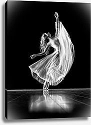 Постер Танцовщица в белом платье