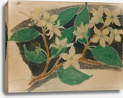 Постер Выспянский Станислав Kwiaty śliwy. Projekt do dekoracji malarskiej