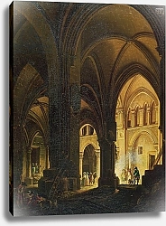 Постер Демаки Пьер Interior of the Eglise des Saints-Innocents, Paris, after 1789