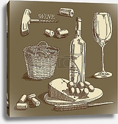 Постер Винная коллекция №6