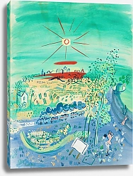 Постер Дюфи Рауль Синий поезд